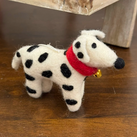 Felt Dog Hanging Decoration By Maria Callary Toys