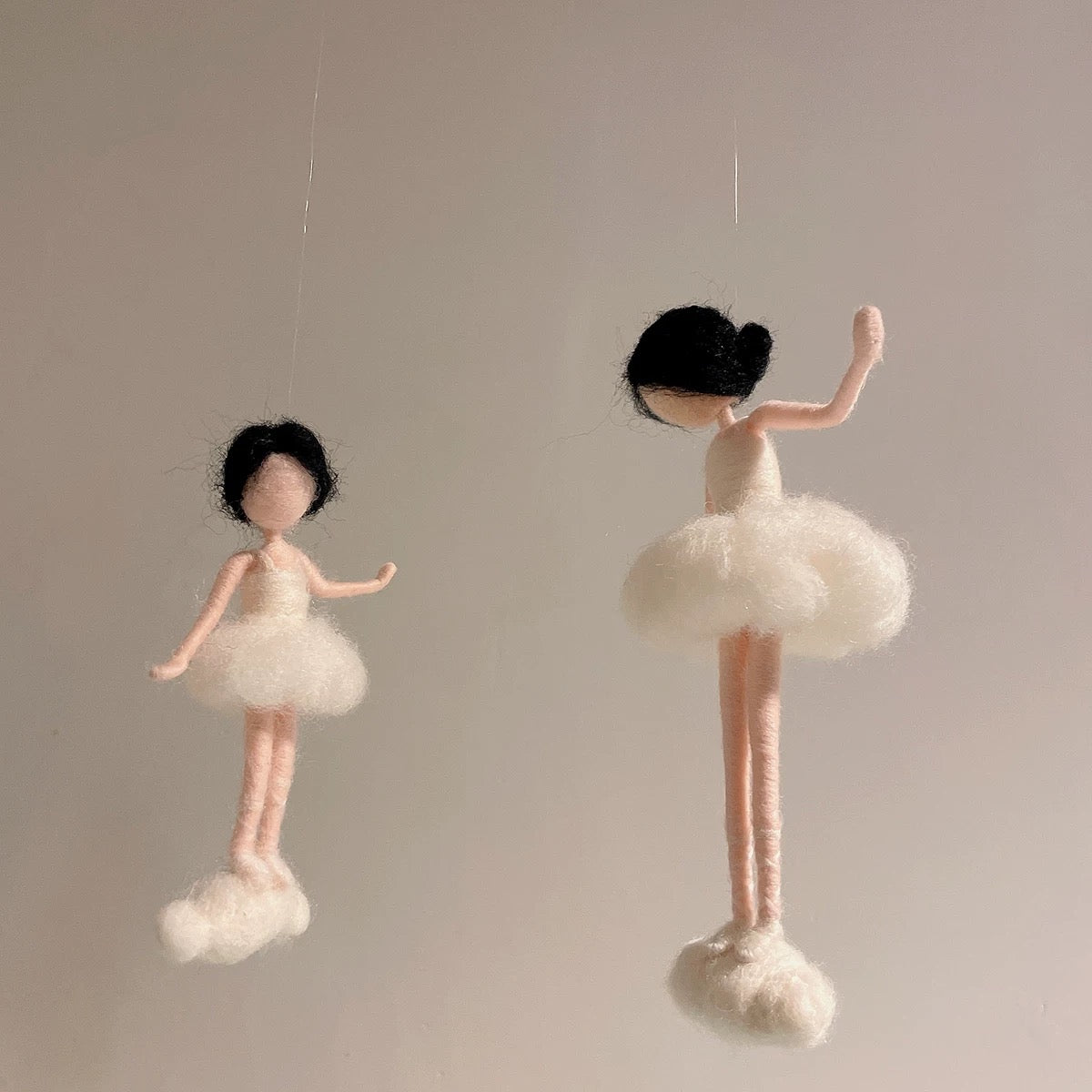 Felted Angel Tree Topper by Maria Callary Toys