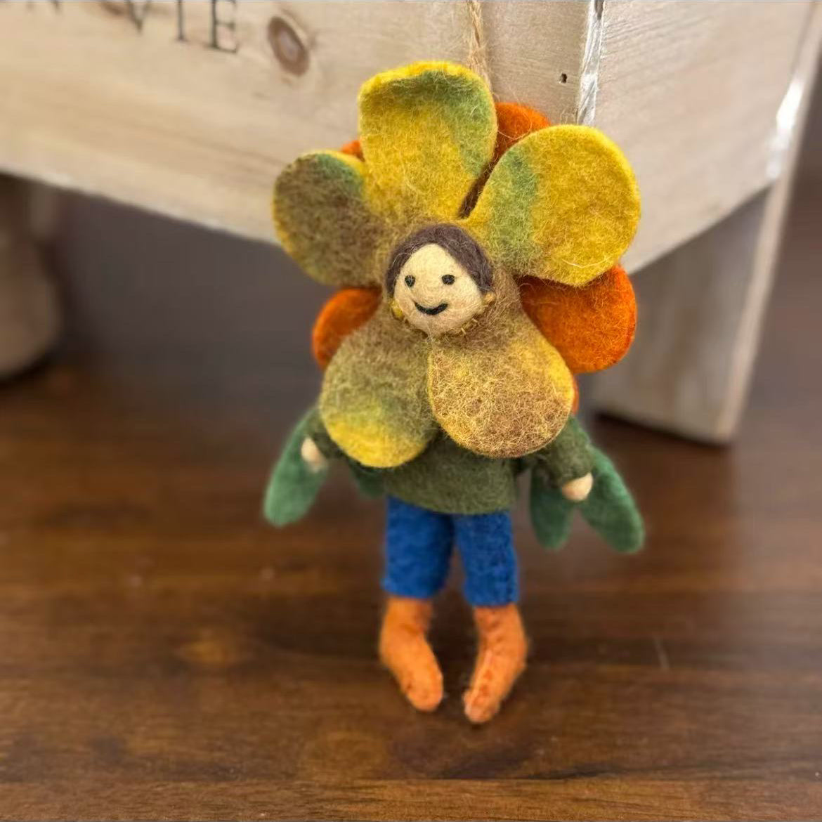 Felted Doll Hanging Decoration By Maria Callary Toys