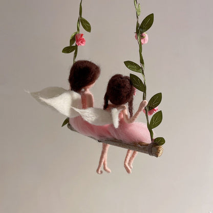 Felted Wool Mom and Daughter Dolls – Maria Callary Toys