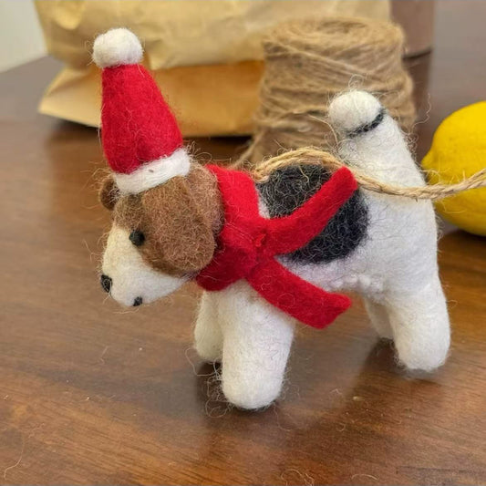 Handcrafted Unique Dog Hanging Decoration Bag Charms By Maria Callry Toys