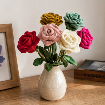 Felt Roses