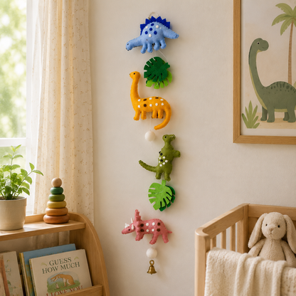 Dinosaur Felt Garland