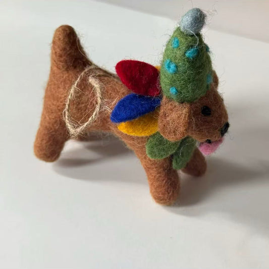 Handmade Dog Hanging Decoration Bag Pendant By Maria Callry Toys