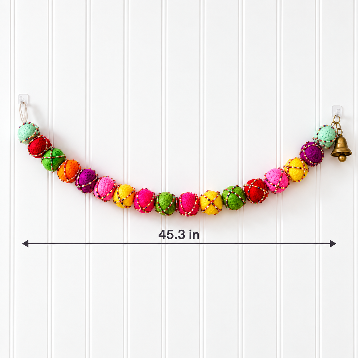 Colorful Felt Ball Garland