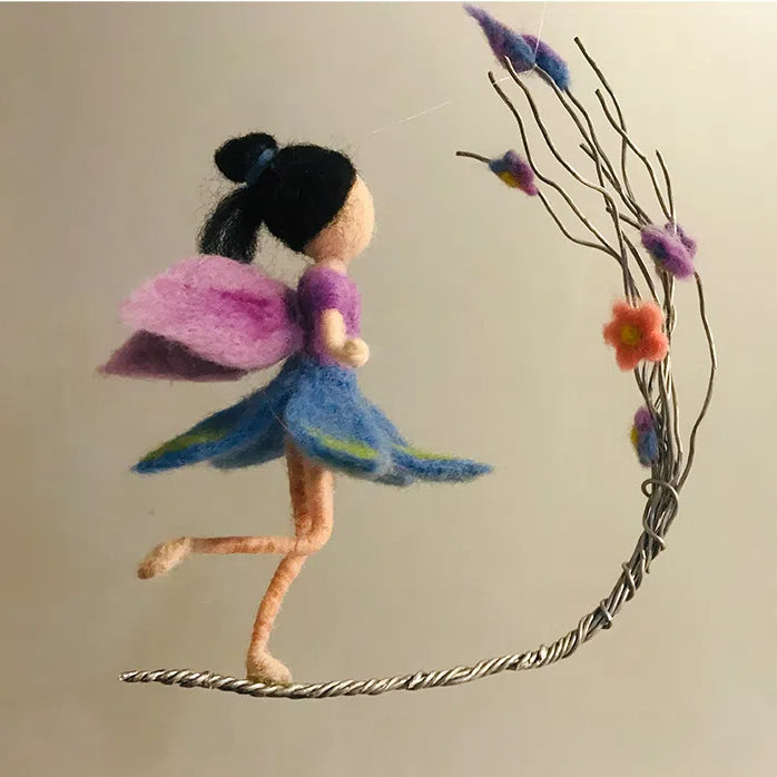 Handmade Needle Felted Fairy Kit by Maria Callary Toys