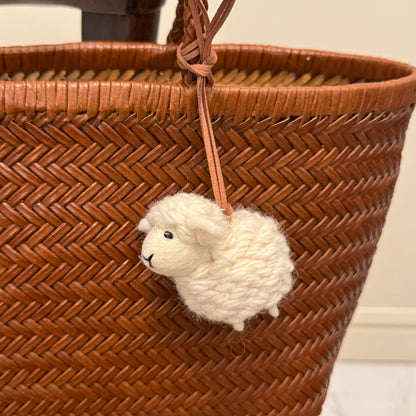 Handmade Wool Felt Sheep Ornament