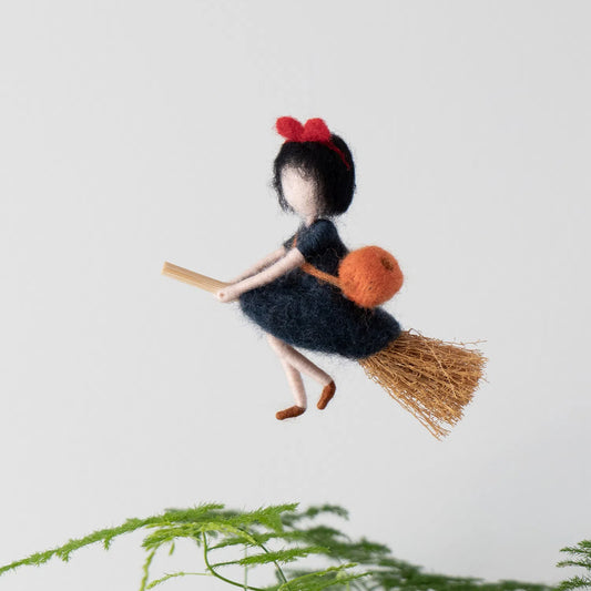 KIKI - Woolen Enchantress | Handcrafted Fairy | Waldorf-Inspired | Needle Felted Sprite