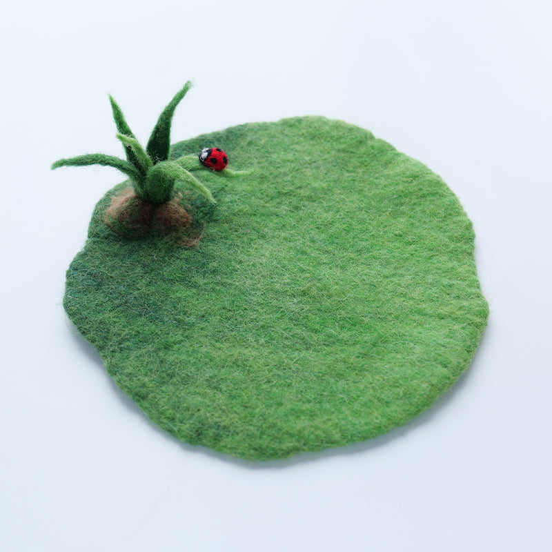 Ladybug Felt Coasters For Drinks By Maria Callary Toys
