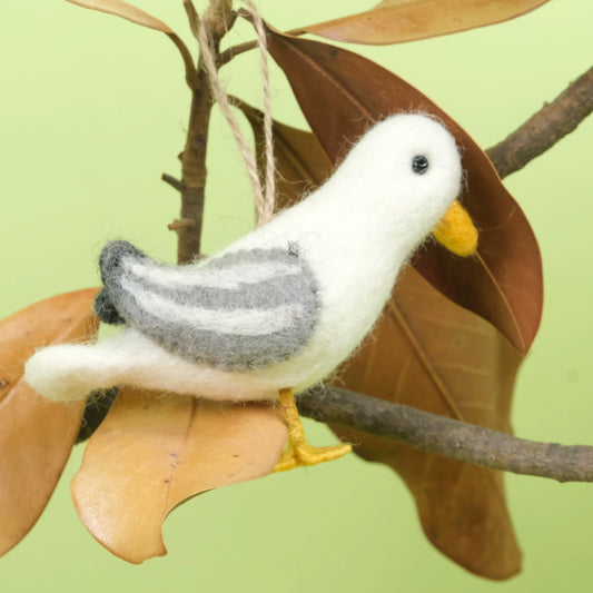 Wool Bird Ornaments