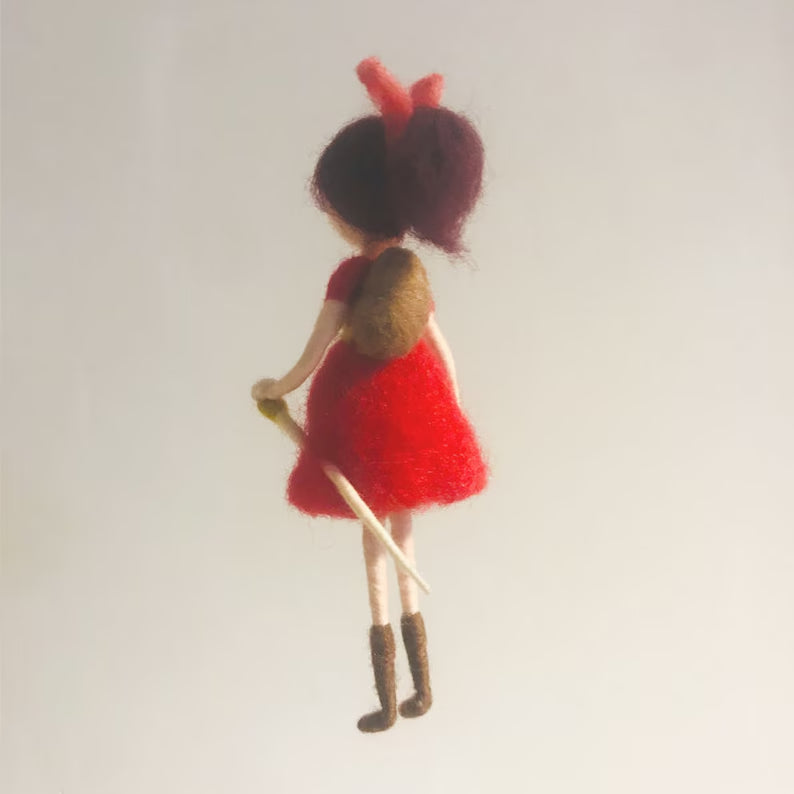 Angel fairy hanging decor by Maria Callary Toys, perfect for home decor or as a gift.