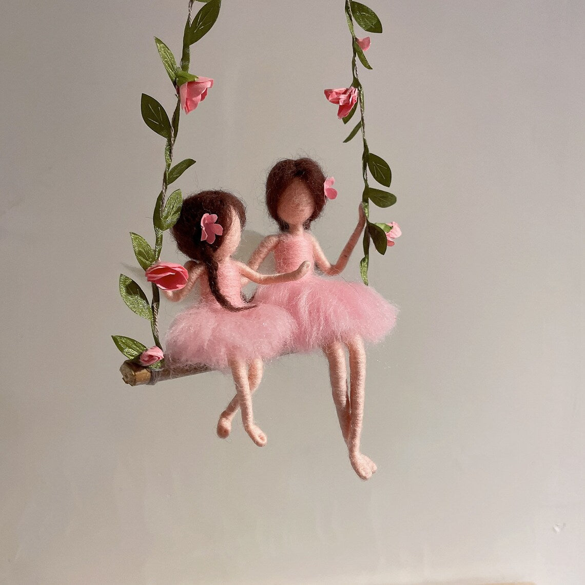 Mother and Daughter Felt Dolls by Maria Callary Toys