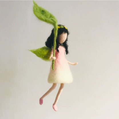 Needle Felted Fairy Christmas Decor by Maria Callary Toys