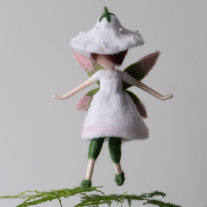 Needle Felted Fairy Christmas Ornament by Maria Callary Toys