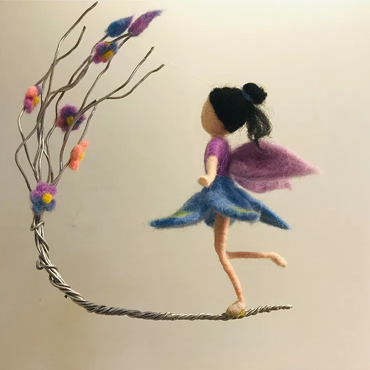 Needle Felted Fairy Crafting Kit for Beginners by Maria Callary Toys