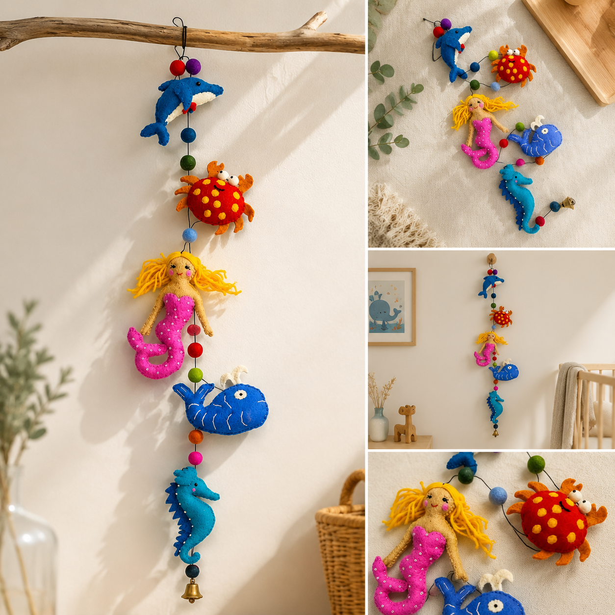 Ocean Friends Felt Garland