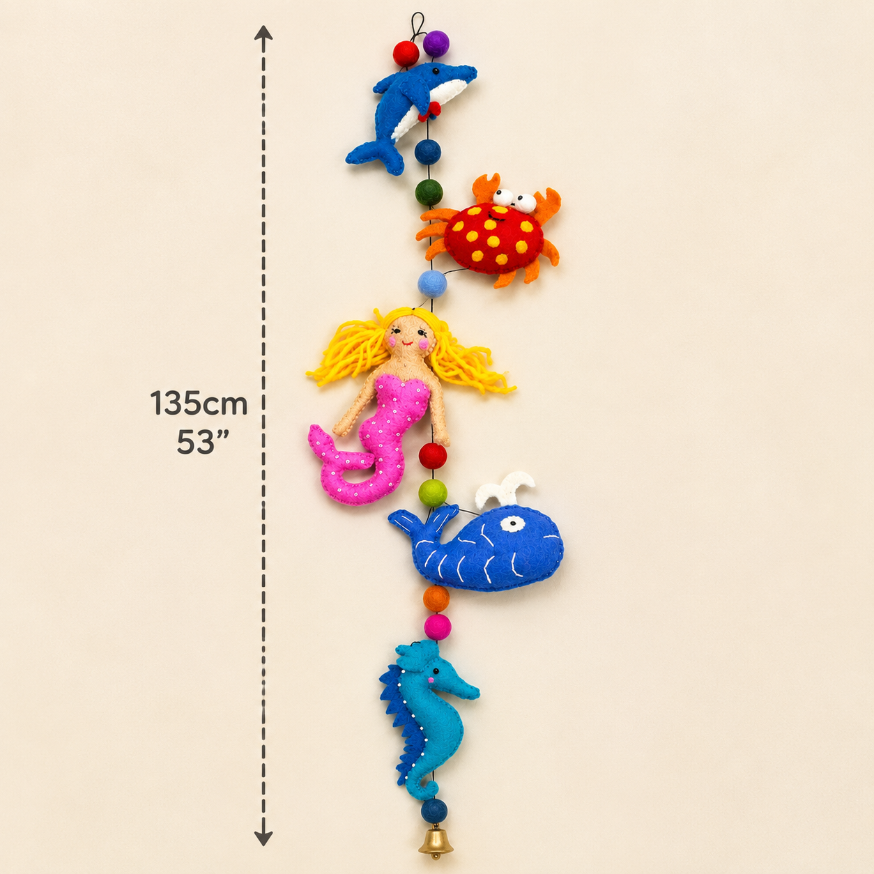 Ocean Friends Felt Garland