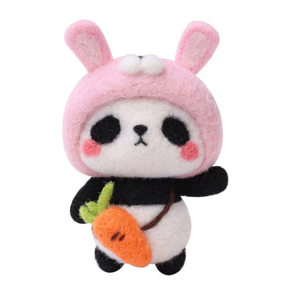 Panda Needle Felt Craft Kits by Maria Callary Toys