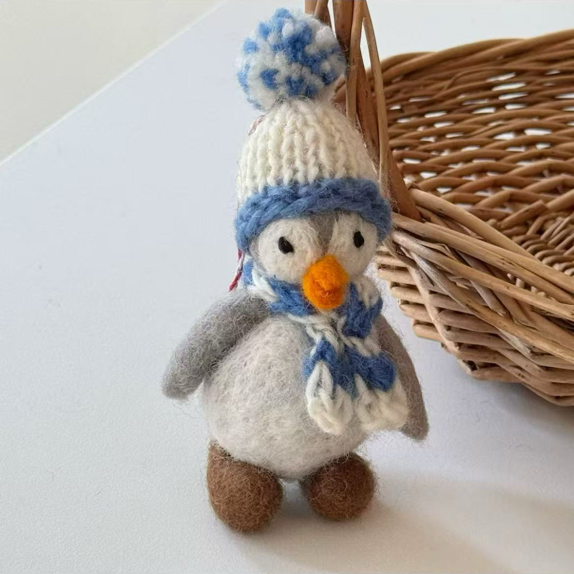 Penguine Ornament Hanging Decoration By Maria Callary Toys