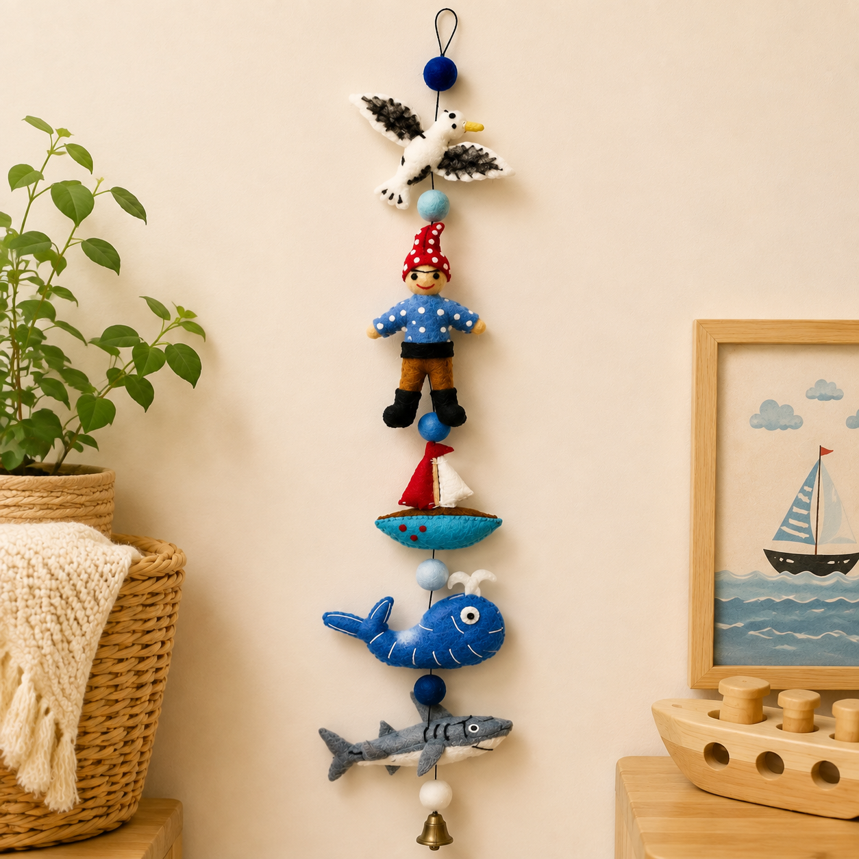 Pirate Adventure Felt Garland