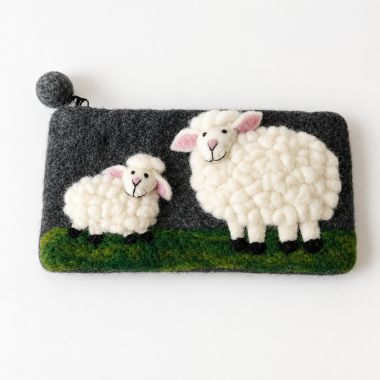 Sheep Wool Purse