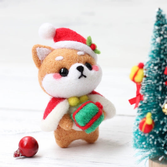 Shiba Inu Felted Dog Kit by Maria Callary Toys