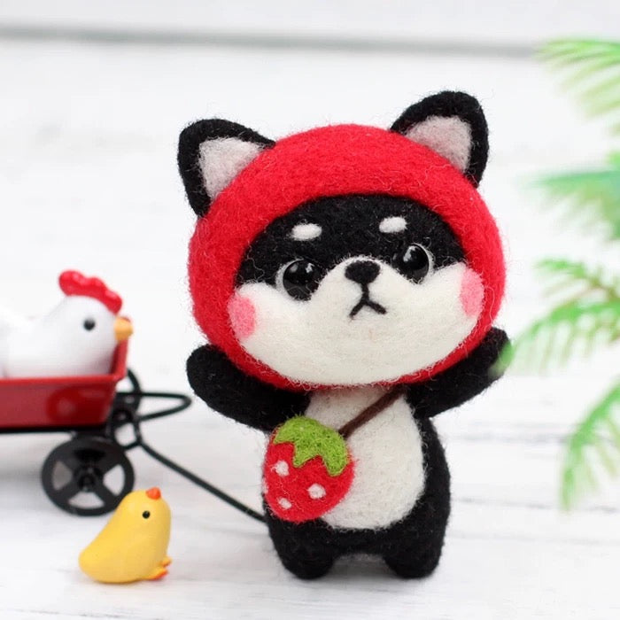 Shiba Inu Felted Toy Kit by Maria Callary Toys