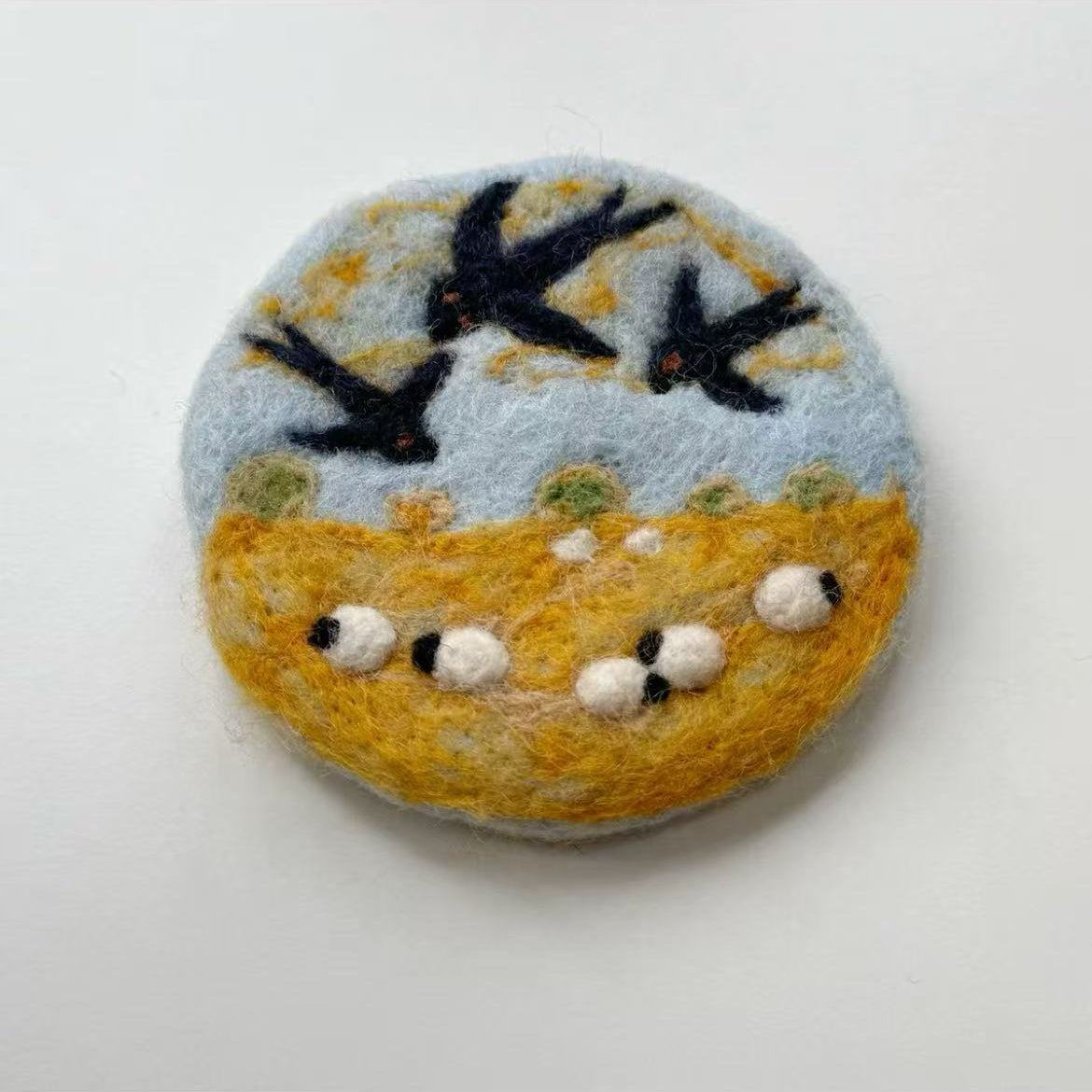 Super Cute Sheep Cup Coaster By Maria Callary Toys