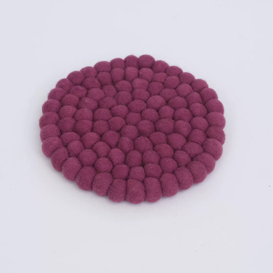 Well-made Felt Ball Coaster by Maria Callary Toys