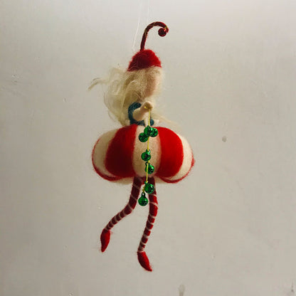Whimsical Needle Felt Doll Handmade by Maria Callary Toys