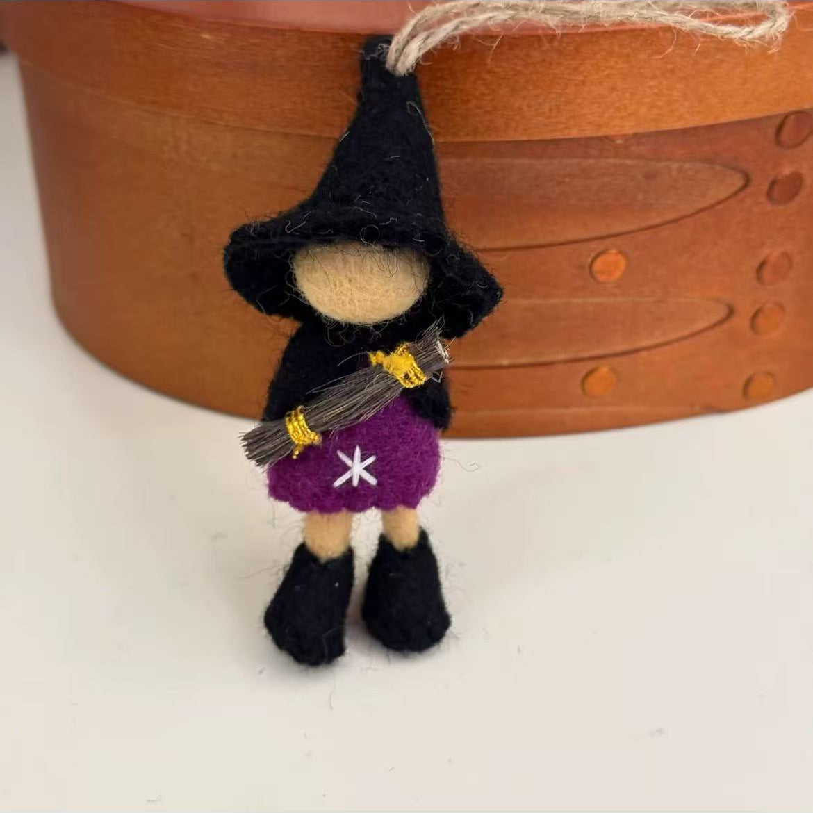 Witch Hanging Decoration By Maria Callry Toys