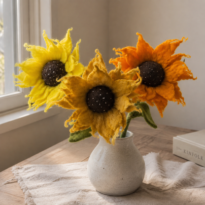 Felt Sunflower