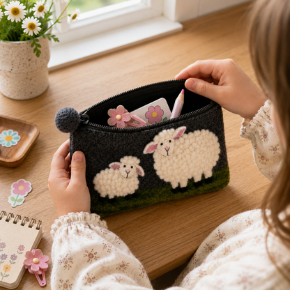 Sheep Wool Purse