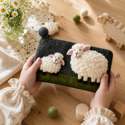 Sheep Wool Purse