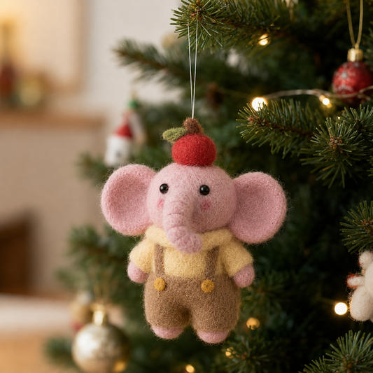 Elephant Christmas Tree Ornament