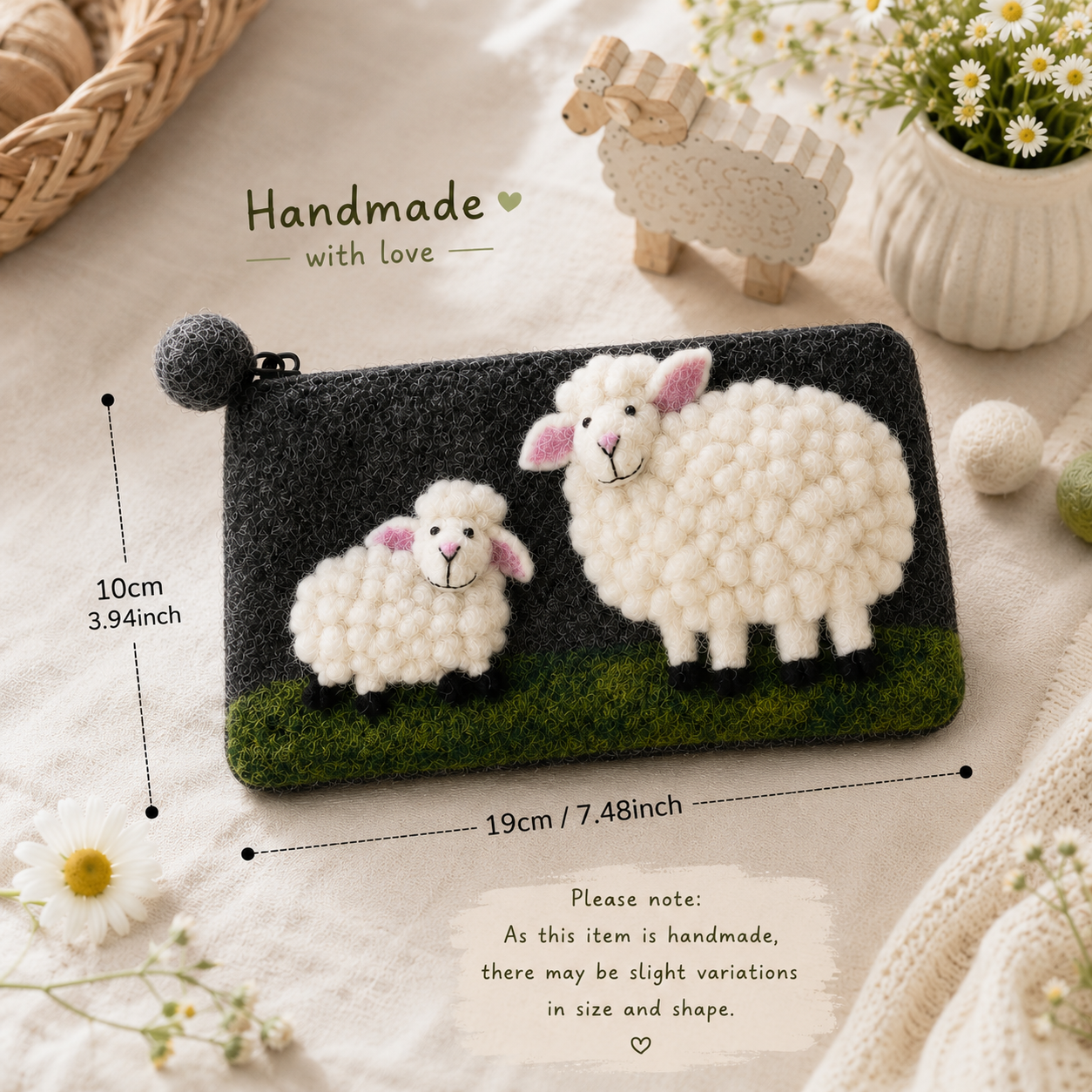 Sheep Wool Purse