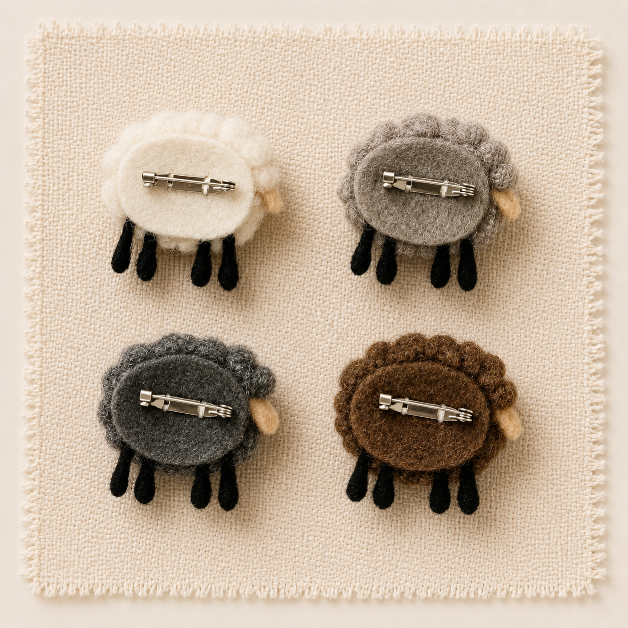 Felt Sheep Pin