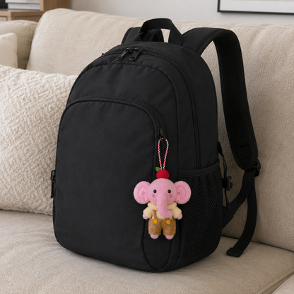 Felt Elephant Bag Charm